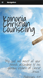 Mobile Screenshot of koinoniachristiancounseling.com