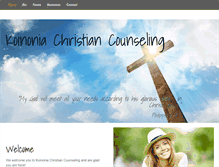 Tablet Screenshot of koinoniachristiancounseling.com